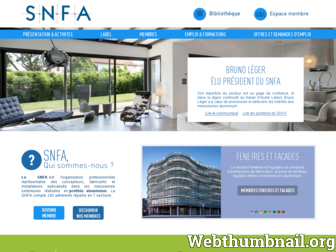 snfa.fr website preview