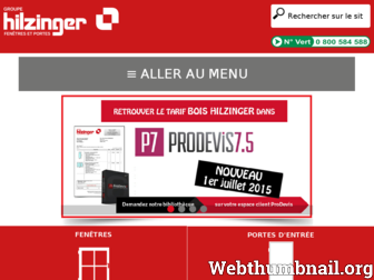 hilzinger.fr website preview