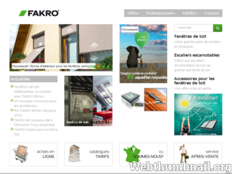 fakro.fr website preview