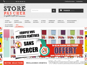 storepascher.com website preview