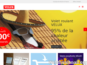 velux.fr website preview