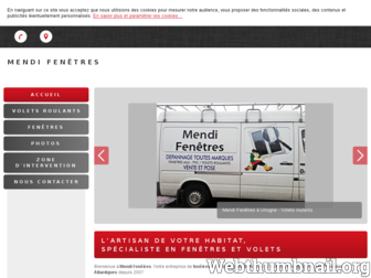 mendi-fenetres-64.fr website preview