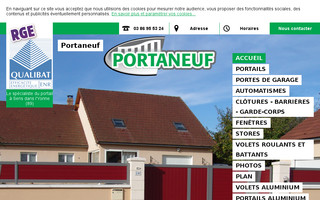 portaneuf.fr website preview