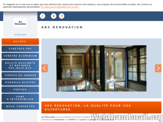 ars-renovation.fr website preview