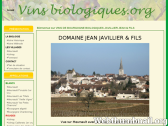 vins-biologiques.org website preview