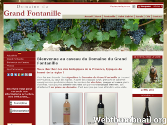 domaine-fontanille.fr website preview