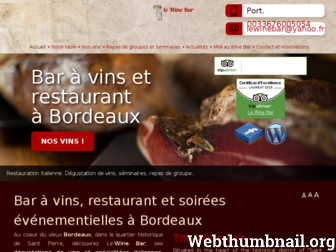 lewinebar-bordeaux.com website preview