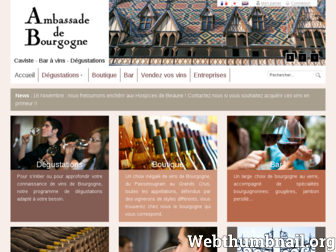 ambassadedebourgogne.com website preview