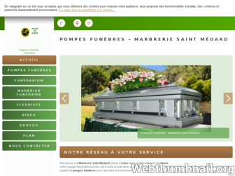 pompes-funebres-saint-medard.com website preview