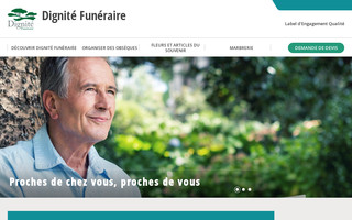 dignite-funeraire.fr website preview