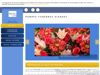 pompes-funebres-viardot.com website preview