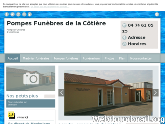 pompes-funebres-cotiere.fr website preview