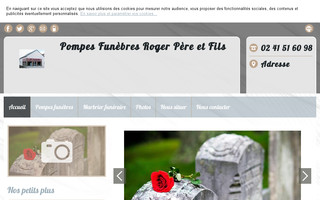 roger-pompesfunebres-marbrier.fr website preview