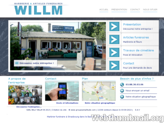 willm-marbrier.com website preview
