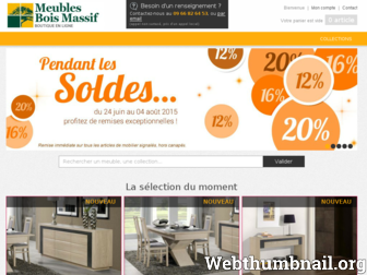 boutique.meublesboismassif.fr website preview
