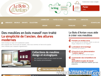 le-bois-dantan.fr website preview