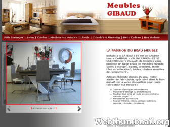 meubles-gibaud.fr website preview