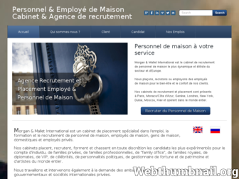personneldemaison.agency website preview
