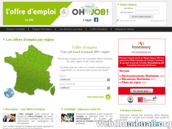 loffredemploi.fr website preview