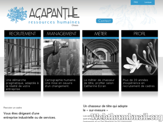 agapanthe.net website preview