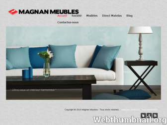 magnan-meubles.fr website preview