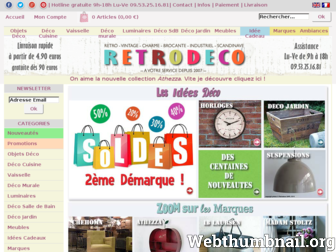 retrodeco.fr website preview
