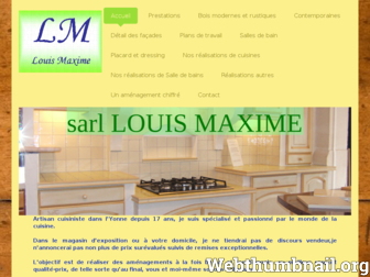 louismaxime.com website preview