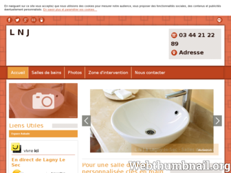 lnj-salle-de-bain.fr website preview