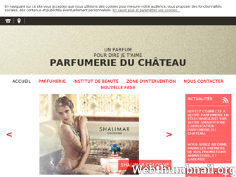 parfumerie-du-chateau.fr website preview