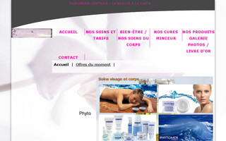 parfumerie-centrale.fr website preview