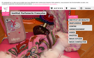 institutparfumeriefrancoise.com website preview
