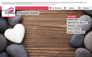 parfumerie-royale.fr website preview