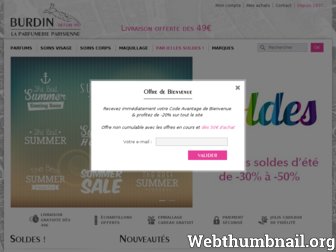 parfumerie-burdin.com website preview