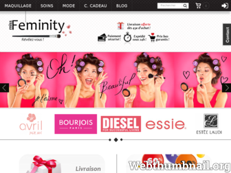 missfeminity.fr website preview
