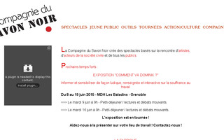 cie.savon.noir.free.fr website preview