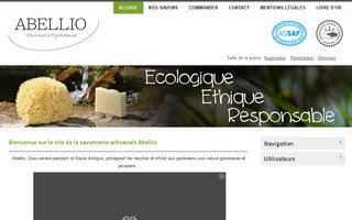 abellio-savonnerie.com website preview