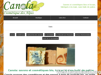 canola.fr website preview