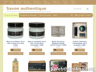 savon-authentique.fr website preview