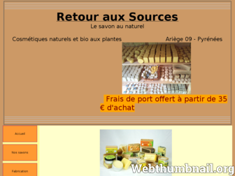 retourauxsources.wifeo.com website preview