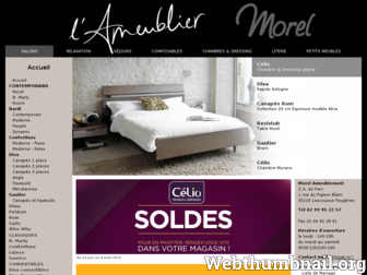 meublesmorel.fr website preview