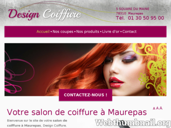 design-coiffure.com website preview