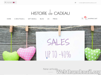 histoiredecadeau.com website preview