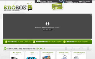 kdobox.fr website preview