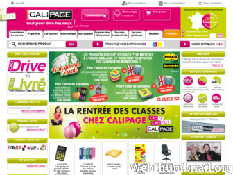 calipage.fr website preview
