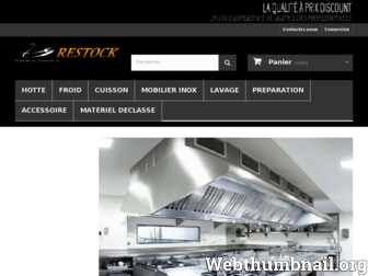 restock.fr website preview
