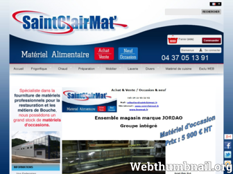 saintclairmat.fr website preview