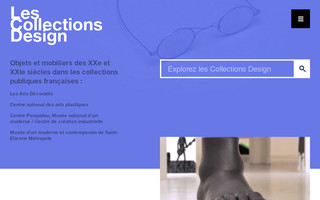 lescollectionsdesign.fr website preview