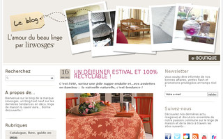 linge-de-maison.com website preview