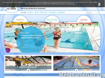 piscine-3-chateaux.fr website preview