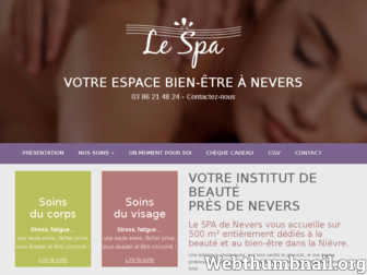 le-spa-nevers.com website preview